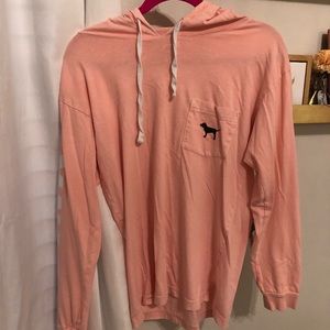 Pink hoodie